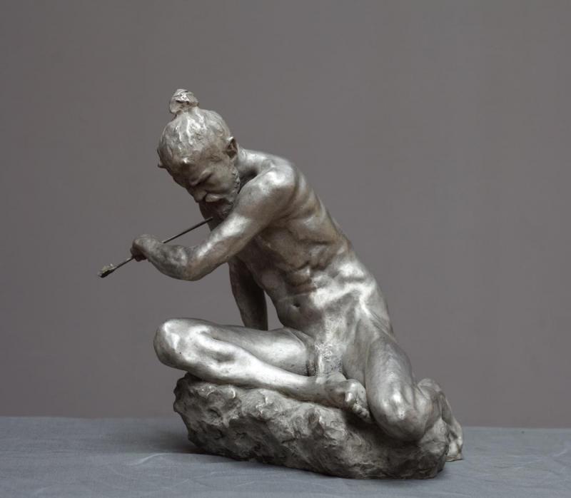 Wounded Faun, Bronze, Half Life Size